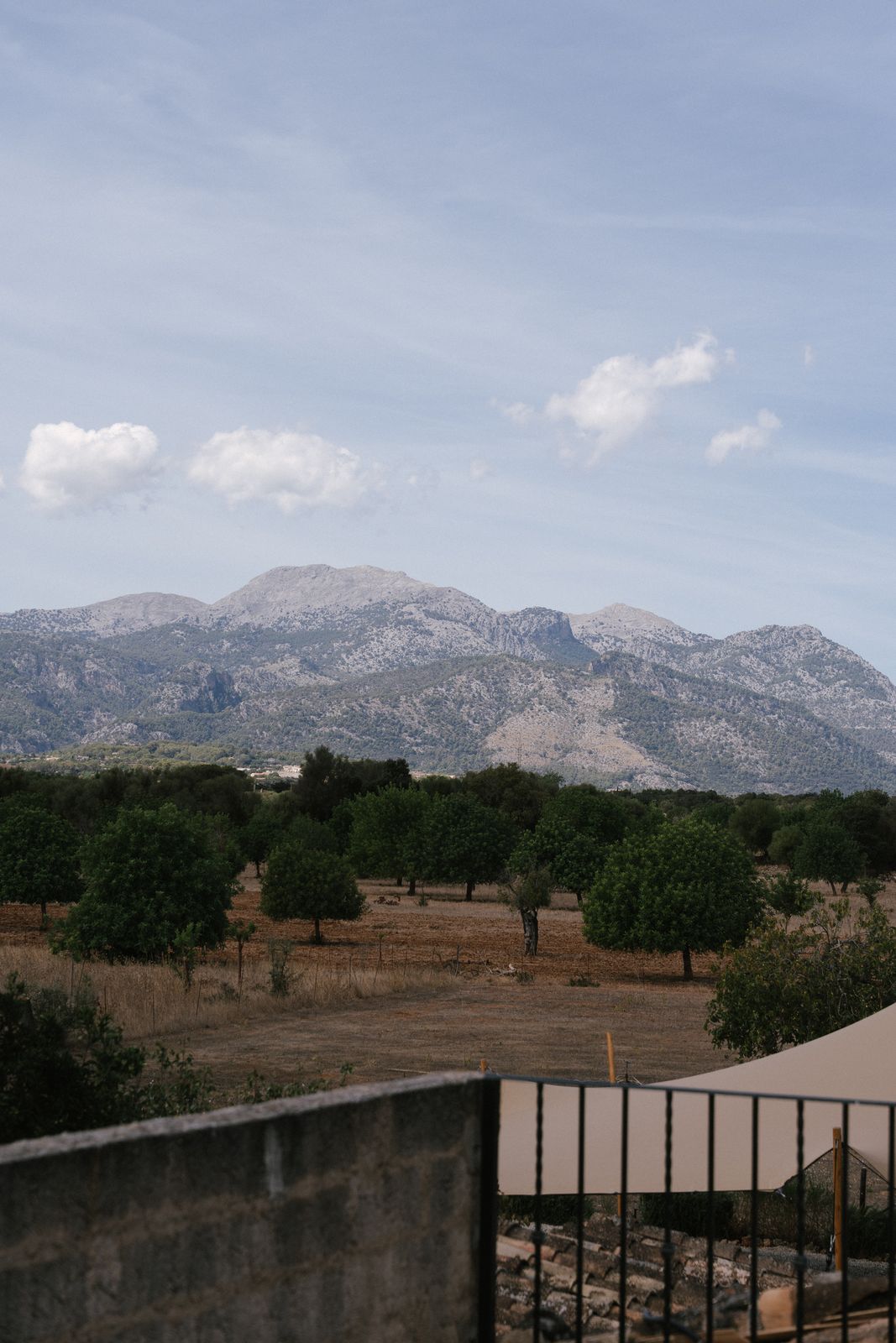 Wedding morning preparations at Finca Binissatí, Mallorca