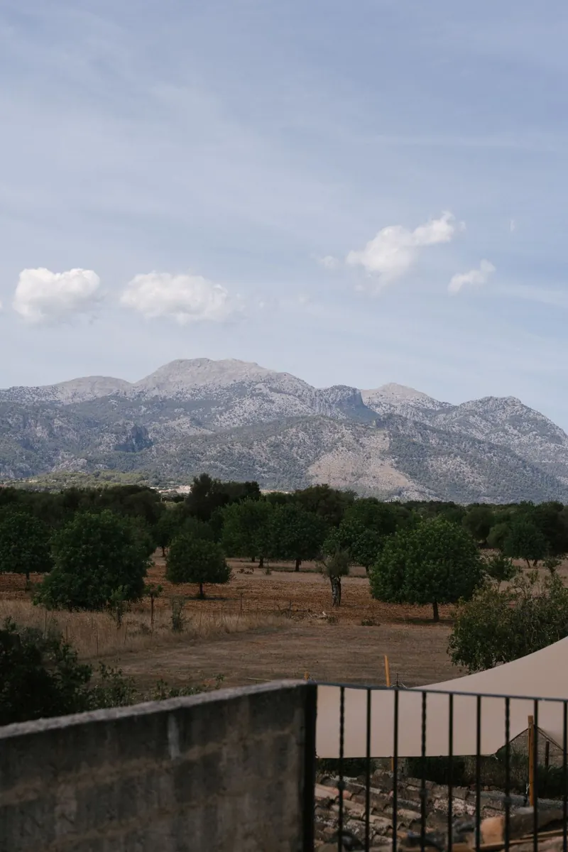 Wedding morning preparations at Finca Binissatí, Mallorca