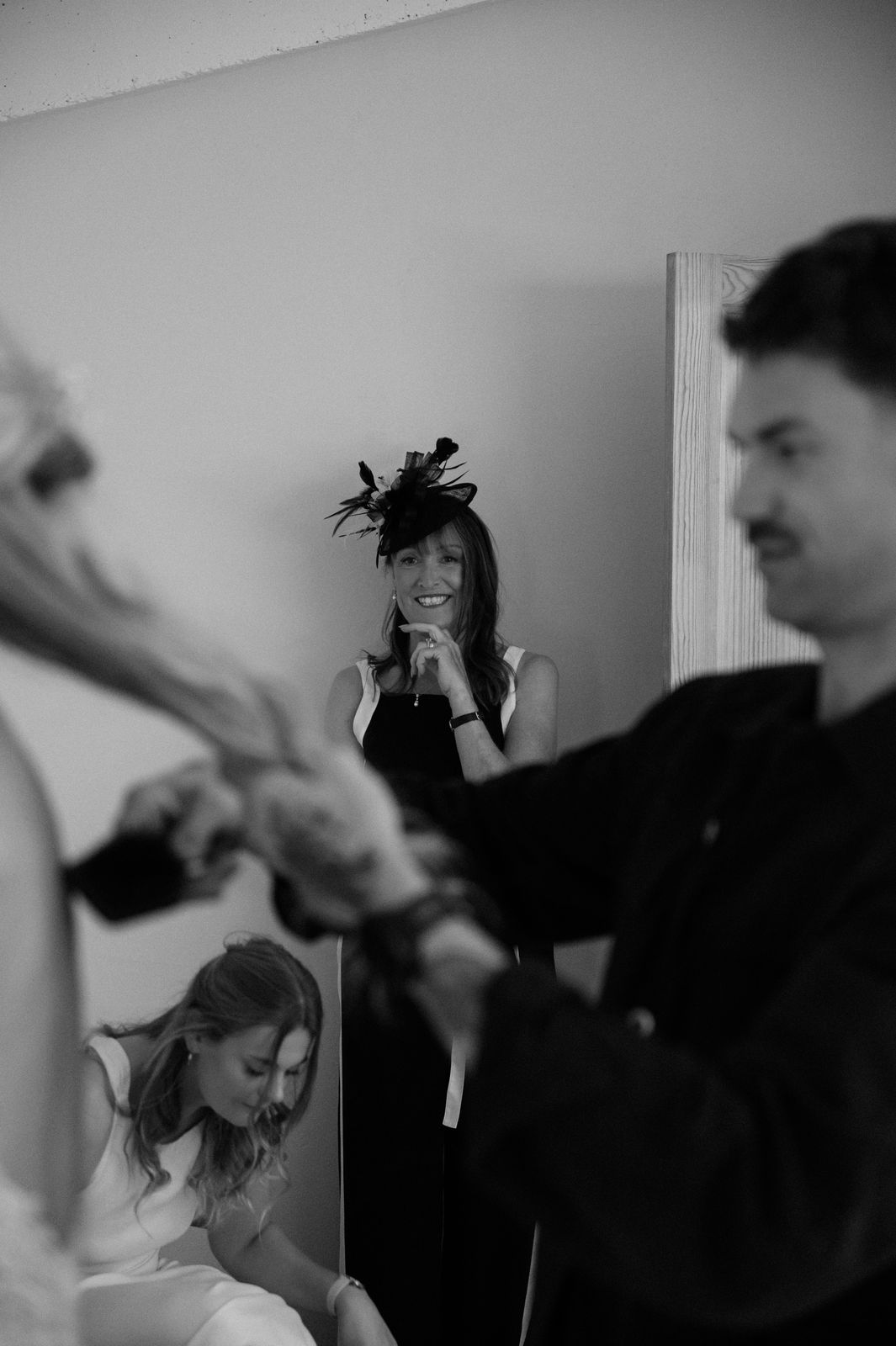 Wedding morning preparations at Finca Binissatí, Mallorca