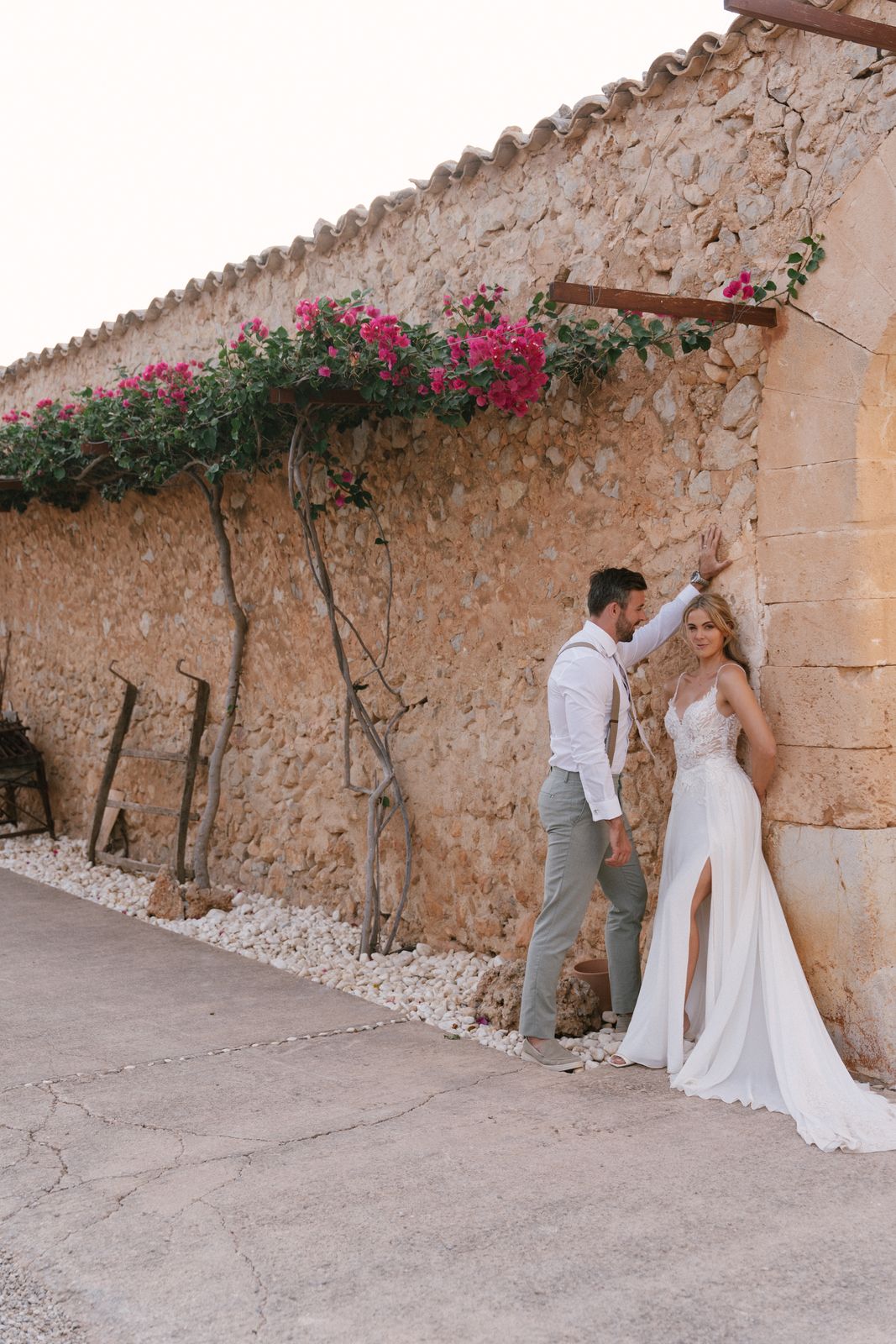 Alix and Scott's portraits at Finca Binissatí, Mallorca