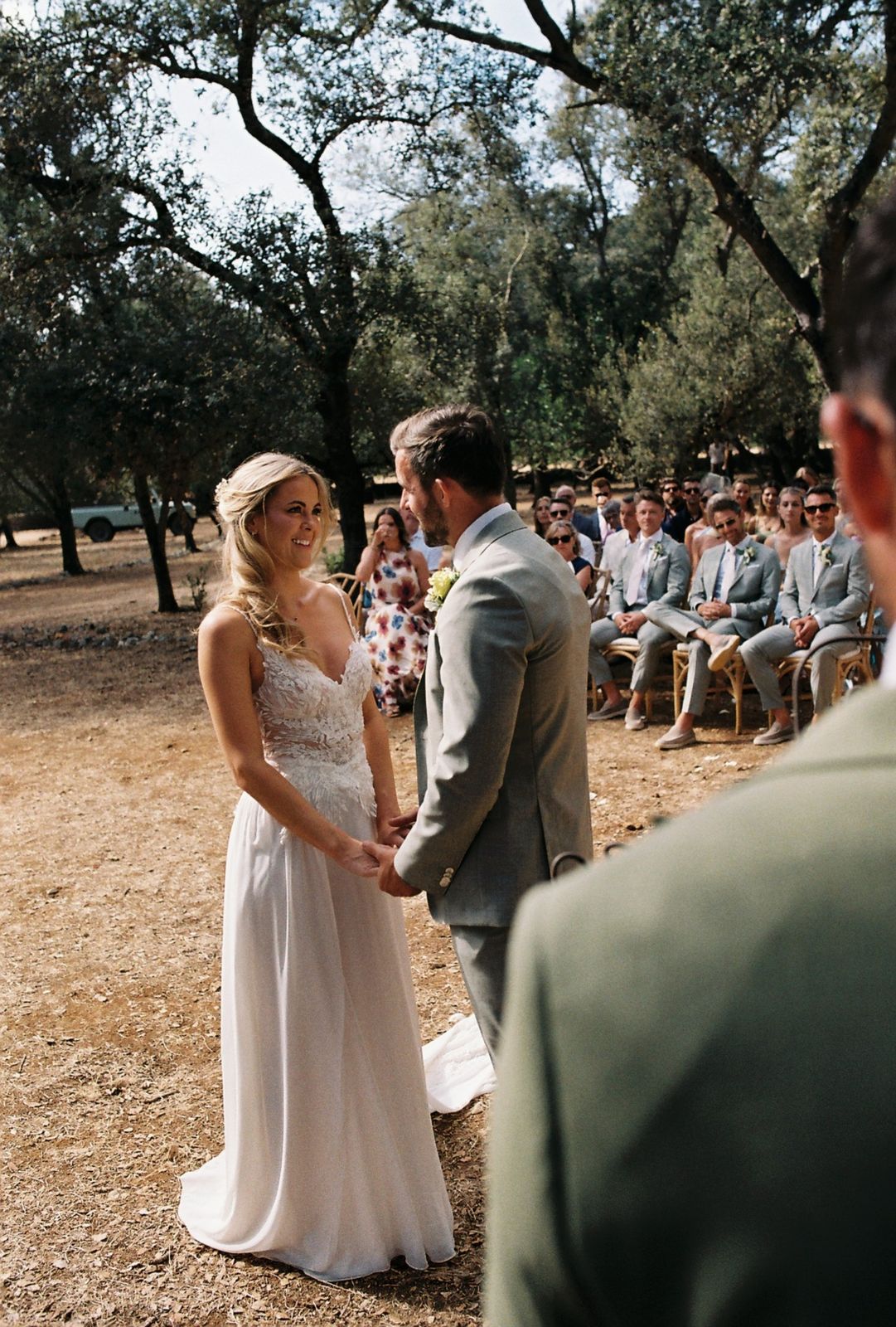 Alix and Scott's wedding on 35mm film at Finca Binissatí, Mallorca