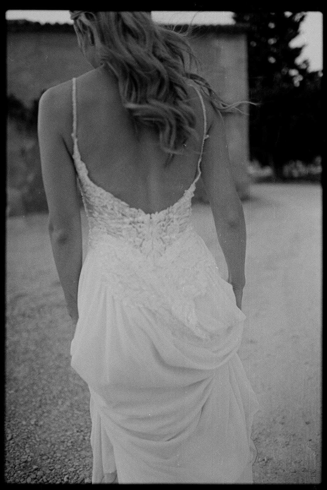 Alix and Scott's wedding on 35mm film at Finca Binissatí, Mallorca