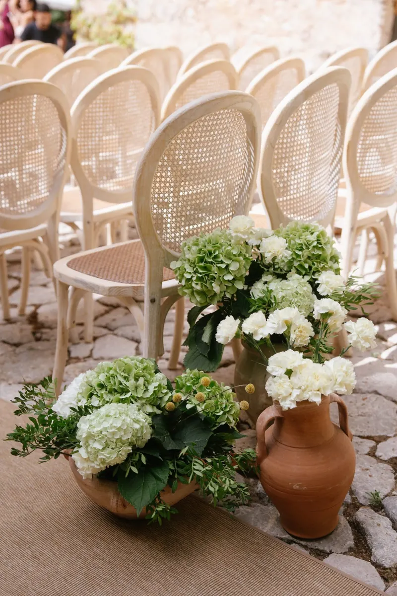 Wedding ceremony at Comassema, Bunyola, Mallorca