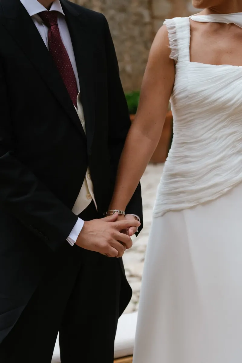 Wedding ceremony at Comassema, Bunyola, Mallorca
