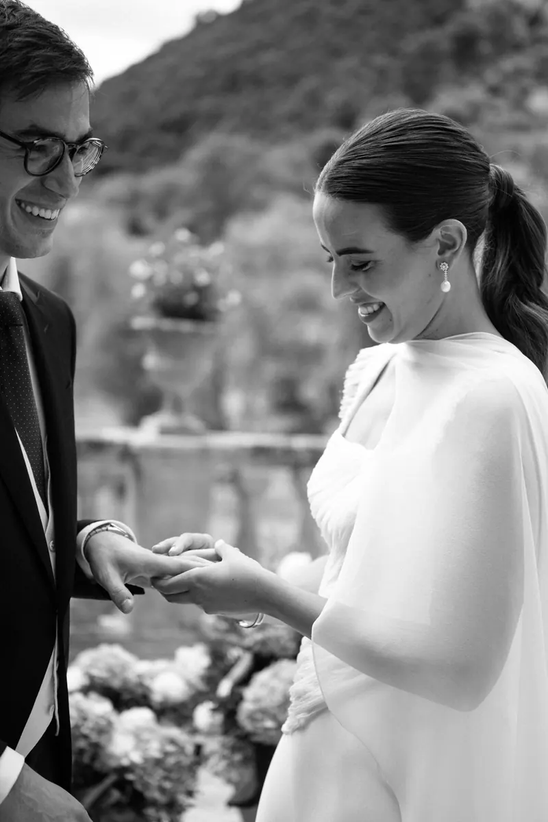 Wedding ceremony at Comassema, Bunyola, Mallorca