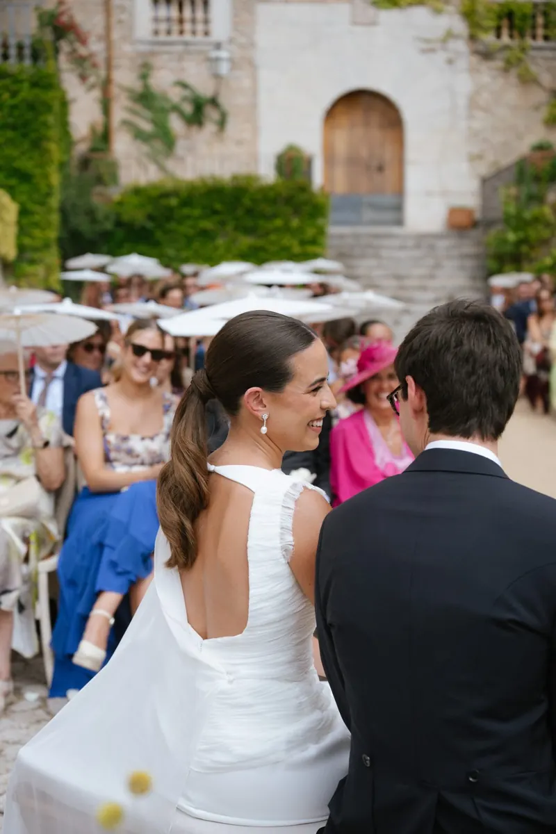 Wedding ceremony at Comassema, Bunyola, Mallorca