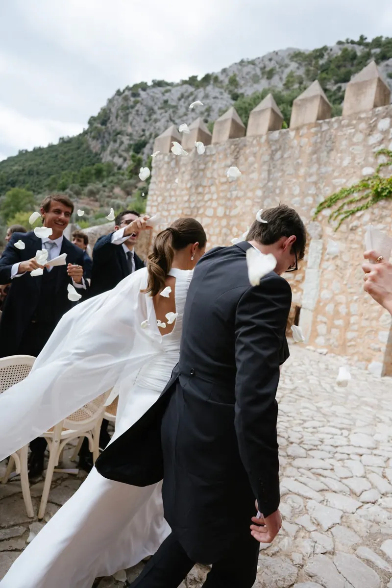 Wedding ceremony at Comassema, Bunyola, Mallorca