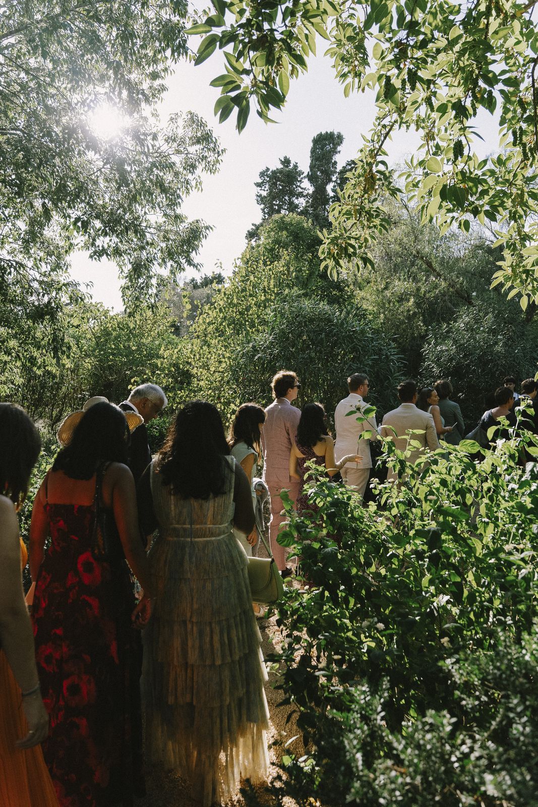 Documentary wedding photograph at Biniagual, Mallorca