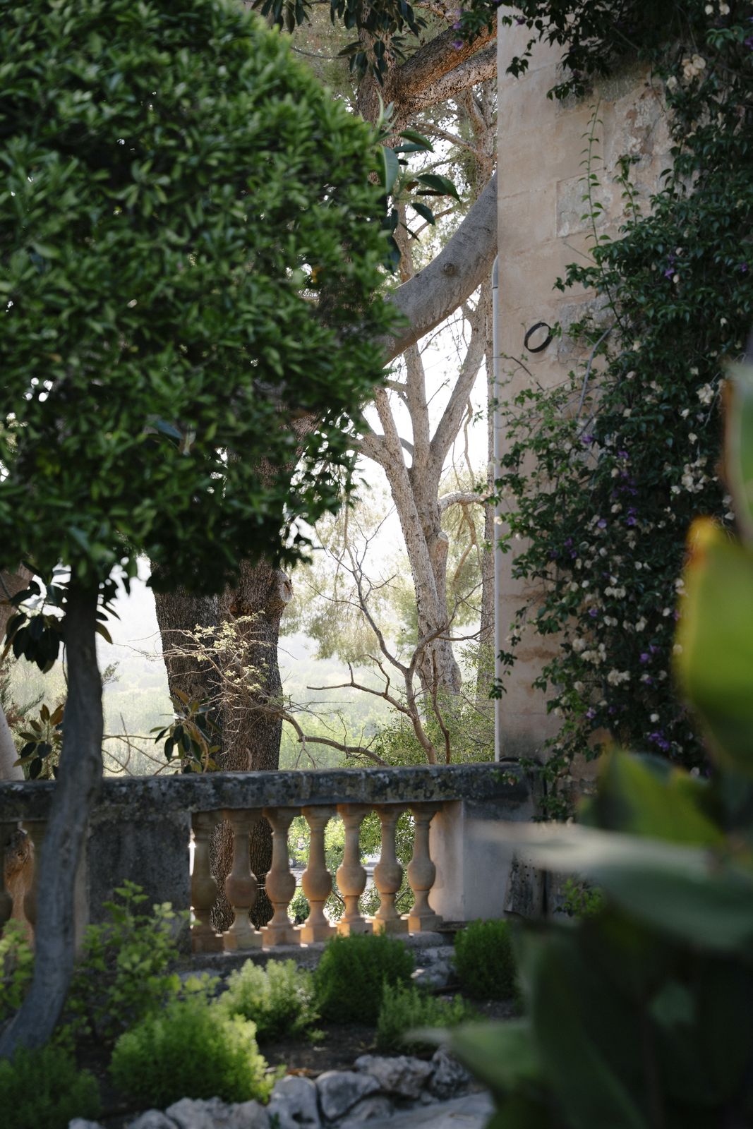 Documentary wedding photograph at Biniagual, Mallorca