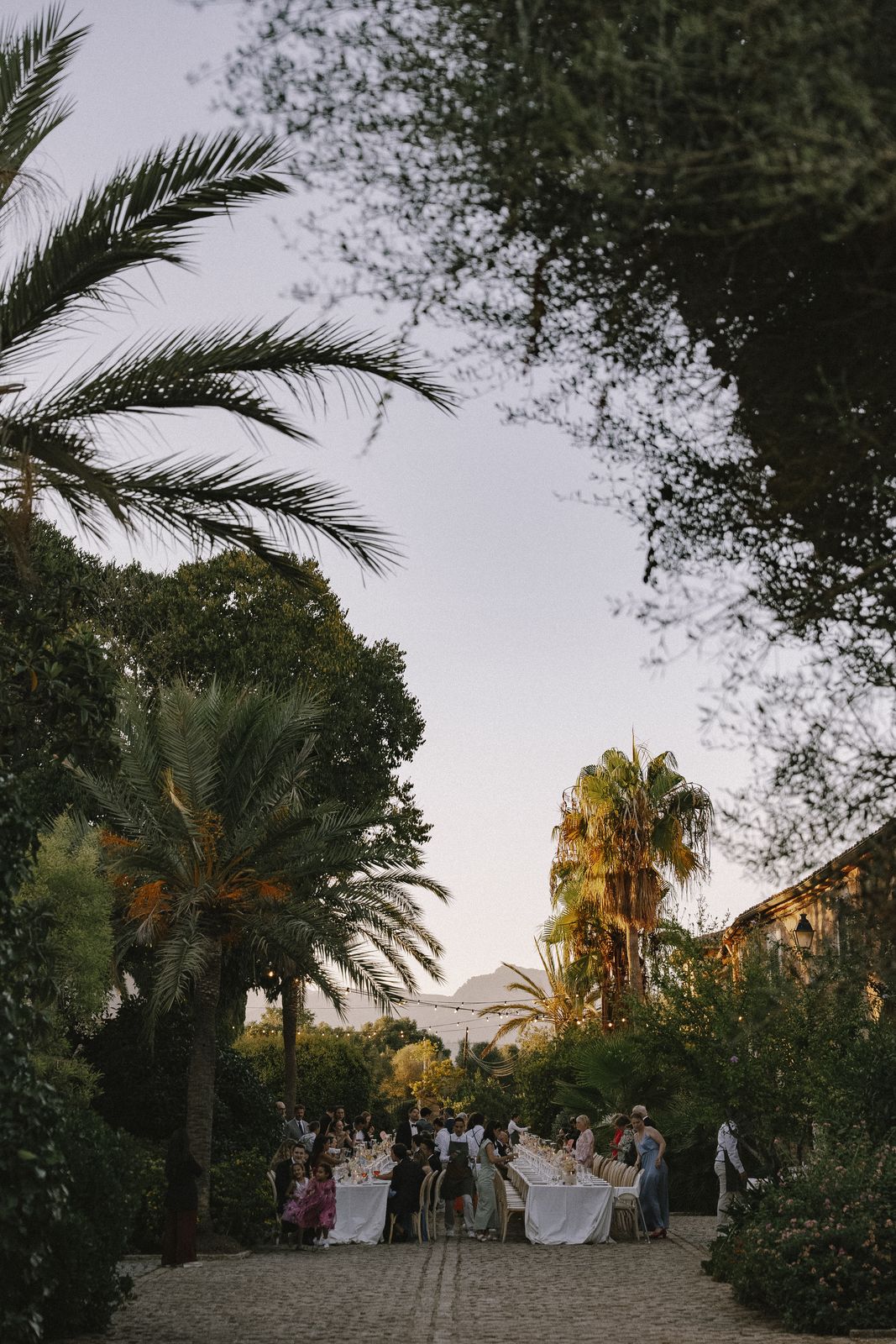 Documentary wedding photograph at Biniagual, Mallorca
