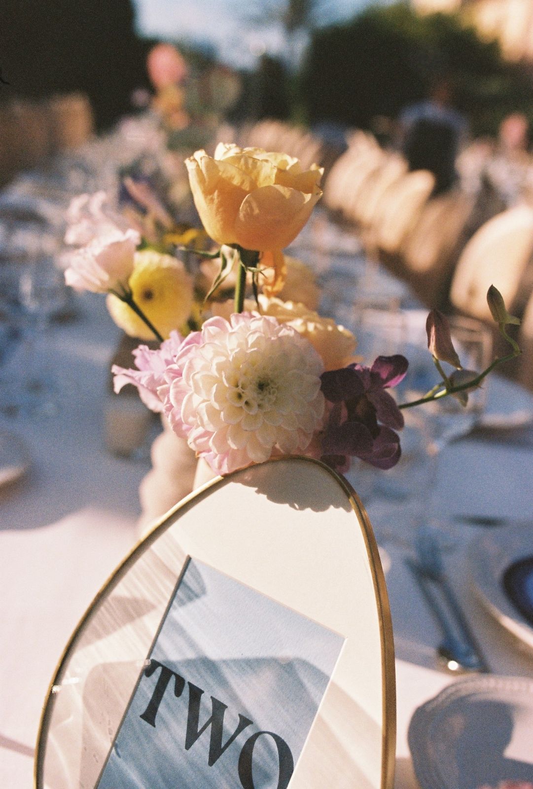 Wedding photograph on 35mm film at Biniagual, Mallorca
