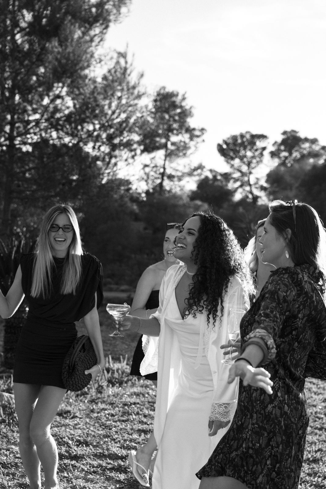 Documentary wedding photograph at Bodegas Ángel, Mallorca