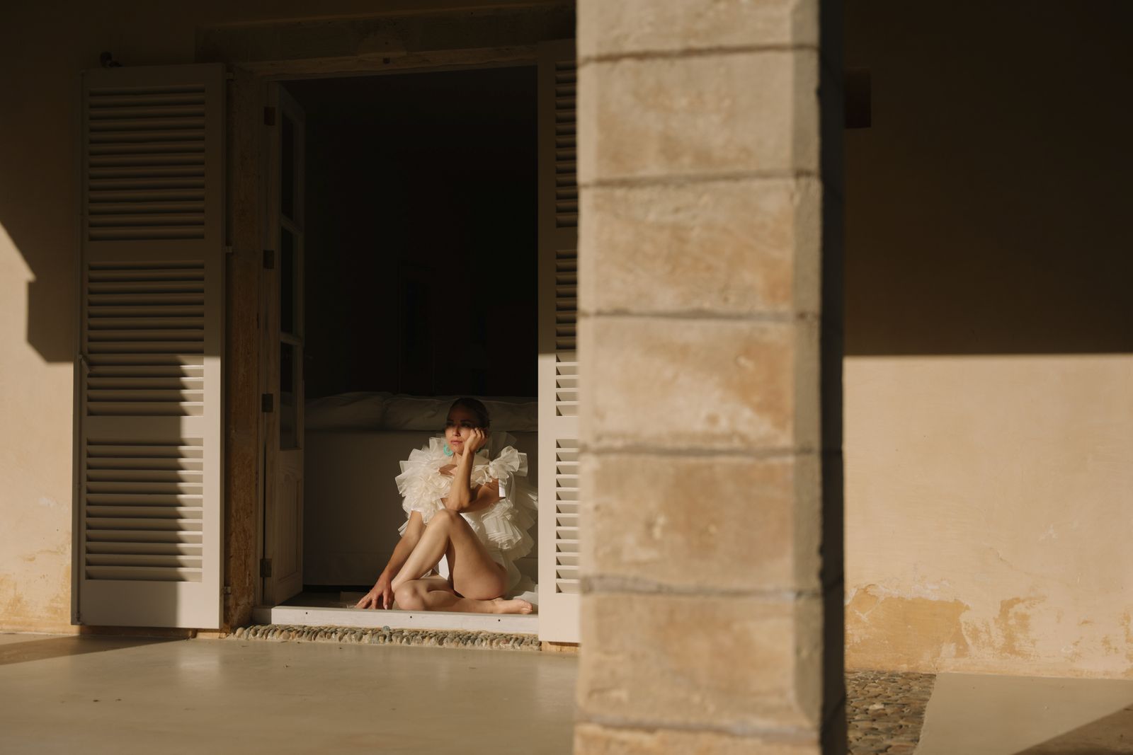 Documentary wedding photograph at Can Axartell, Pollença, Mallorca