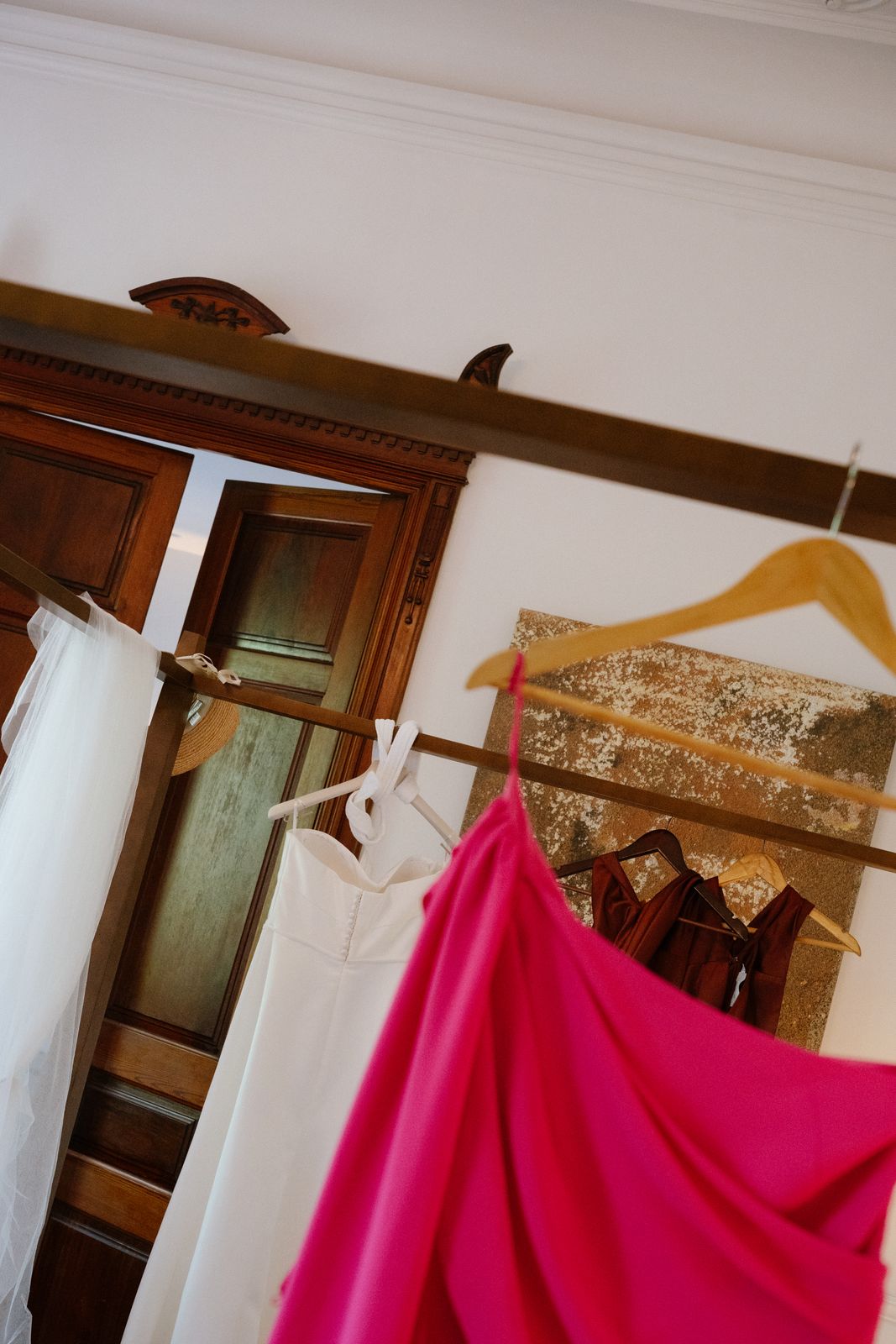 Wedding morning preparations at L'Avenida, Sóller, Mallorca