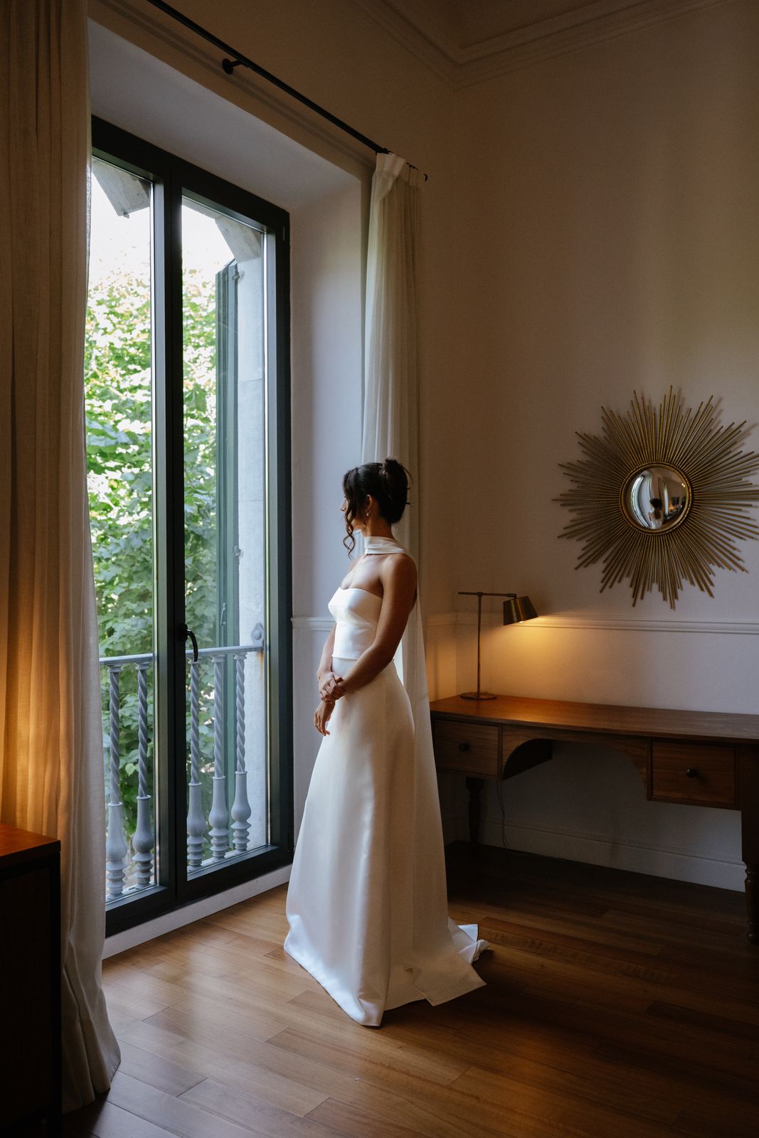 Wedding morning preparations at L'Avenida, Sóller, Mallorca
