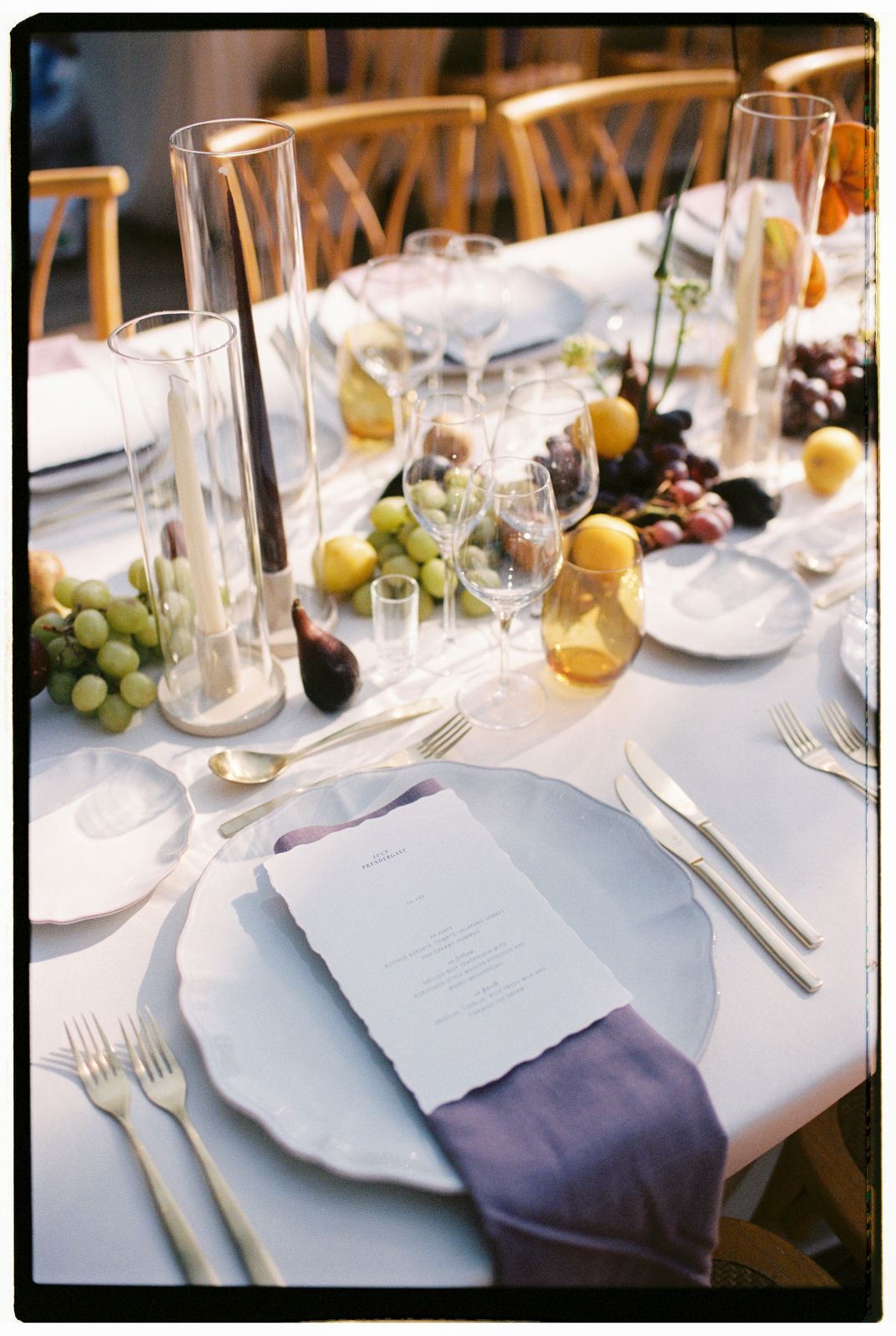 Charlotte and Rhodri's wedding on 35mm film at Jardines de Alfabia, Mallorca