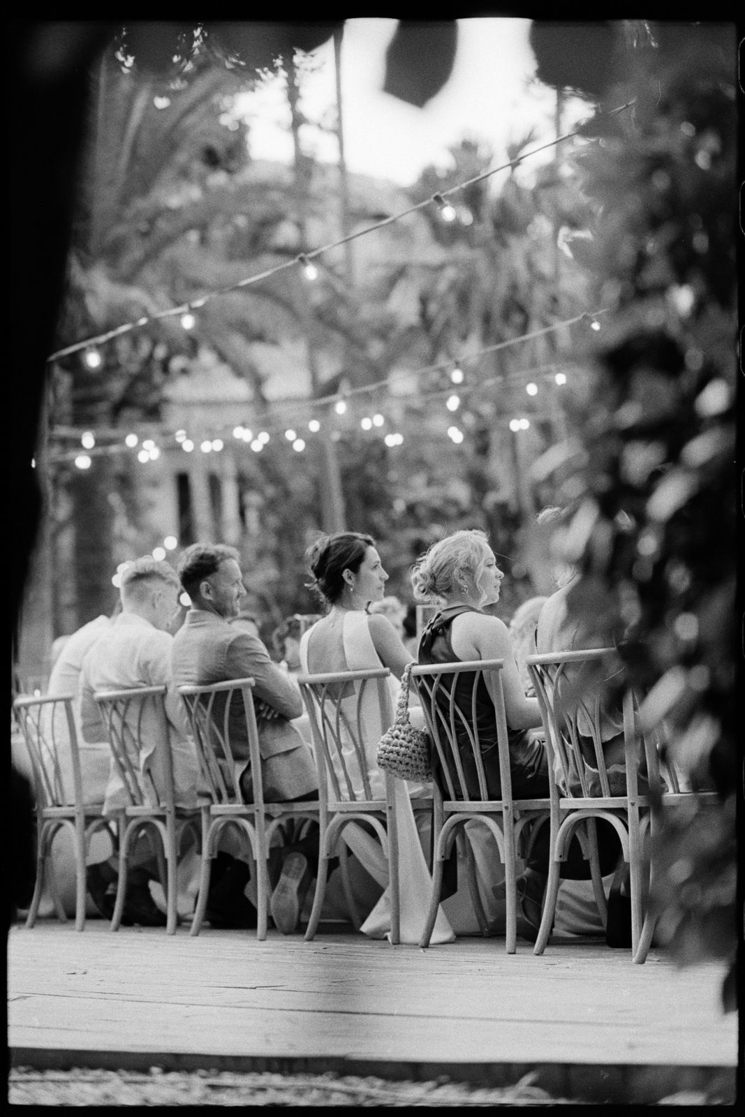 Charlotte and Rhodri's wedding on 35mm film at Jardines de Alfabia, Mallorca
