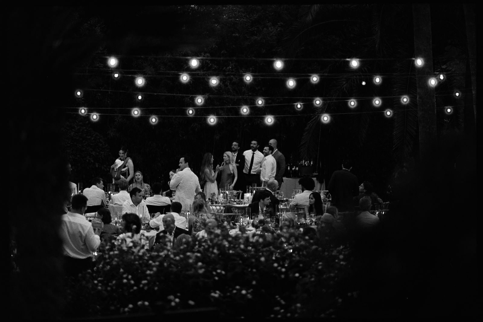 Charlotte and Rhodri's wedding on 35mm film at Jardines de Alfabia, Mallorca