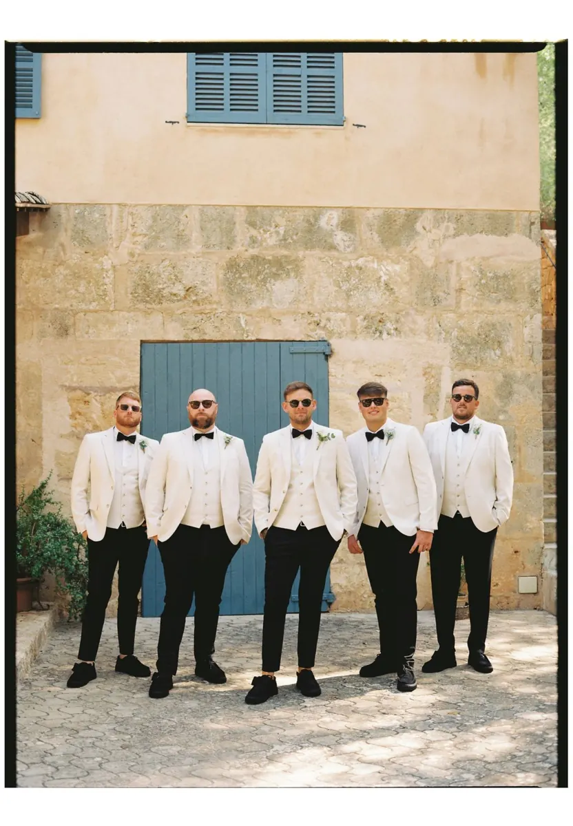 Chloe and Shaun's wedding on 35mm film at Son Sampol, Llucmajor, Mallorca