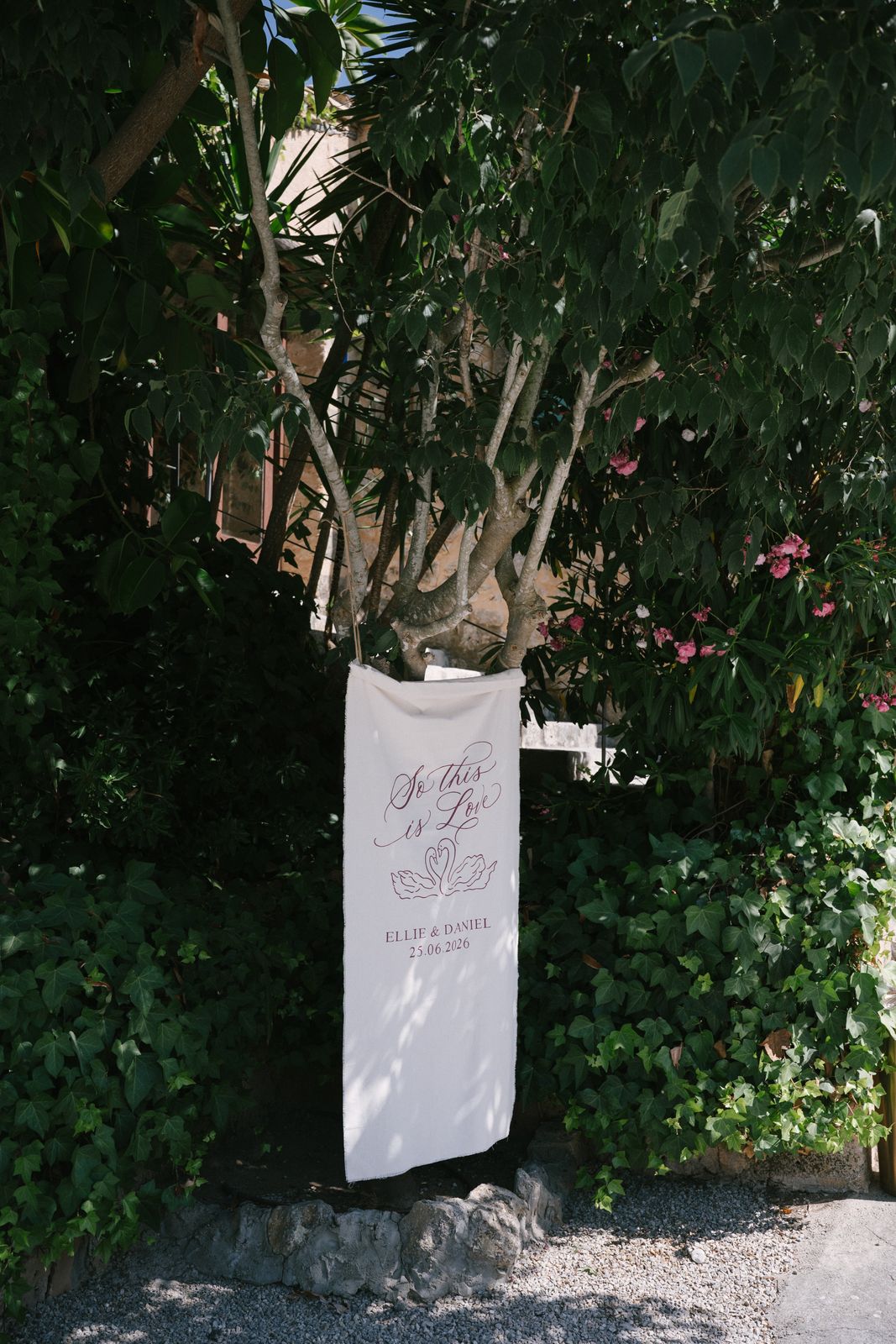 Candle-lit wedding ceremony at Lume & Co, Génova, Mallorca