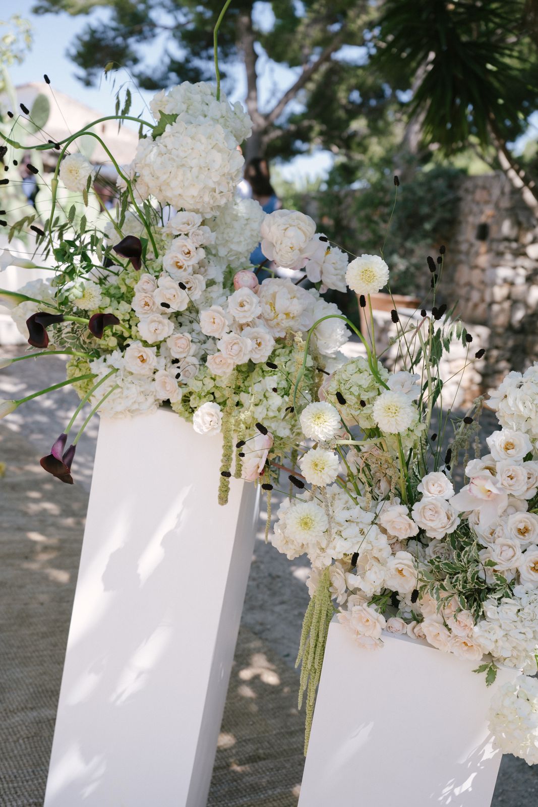 Candle-lit wedding ceremony at Lume & Co, Génova, Mallorca