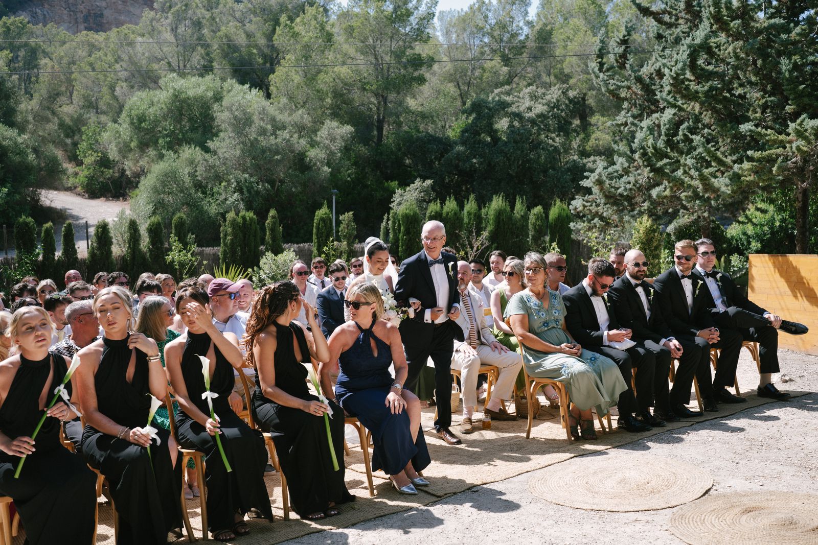 Candle-lit wedding ceremony at Lume & Co, Génova, Mallorca
