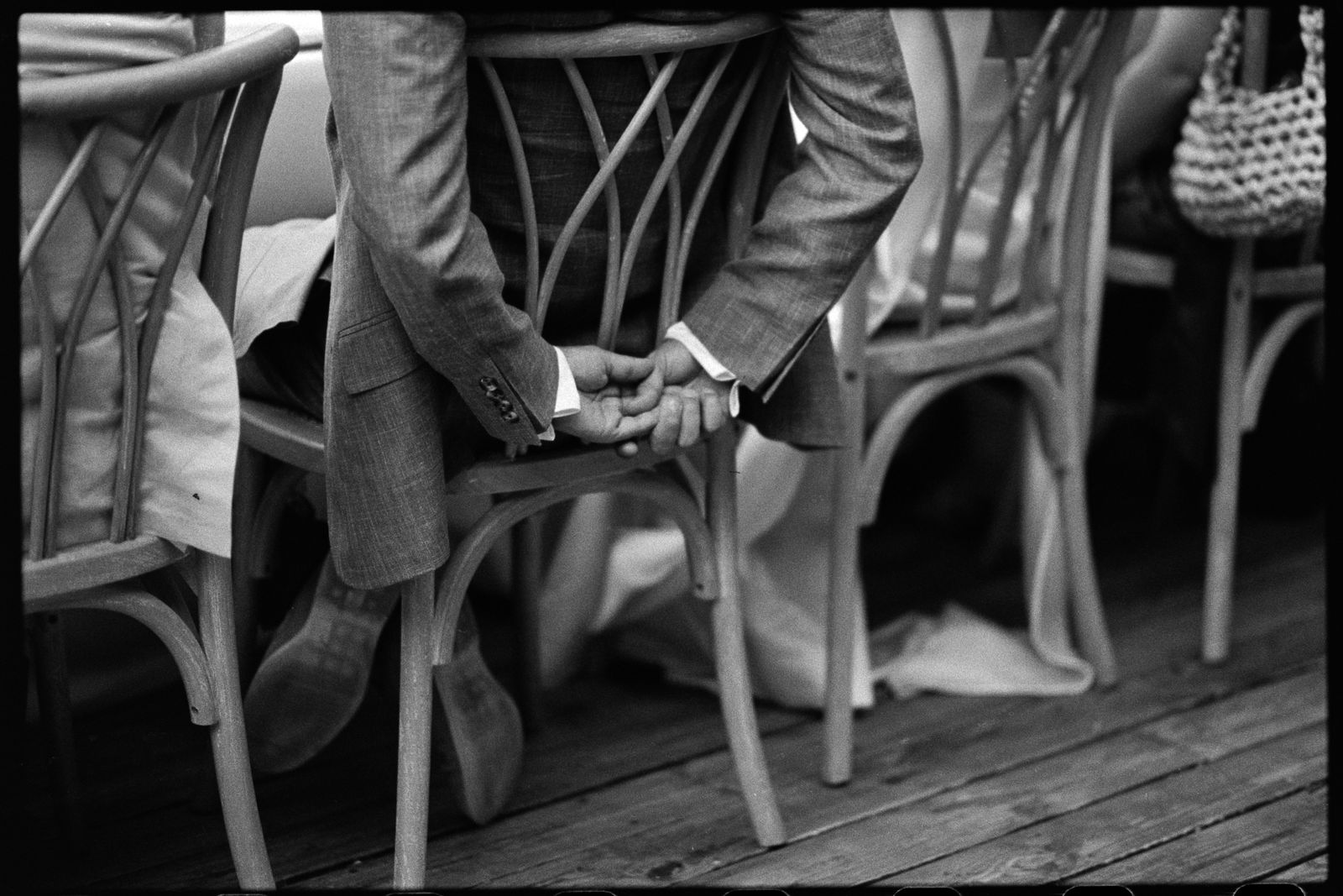 Wedding photograph on 35mm film at Jardines de Alfabia, Mallorca