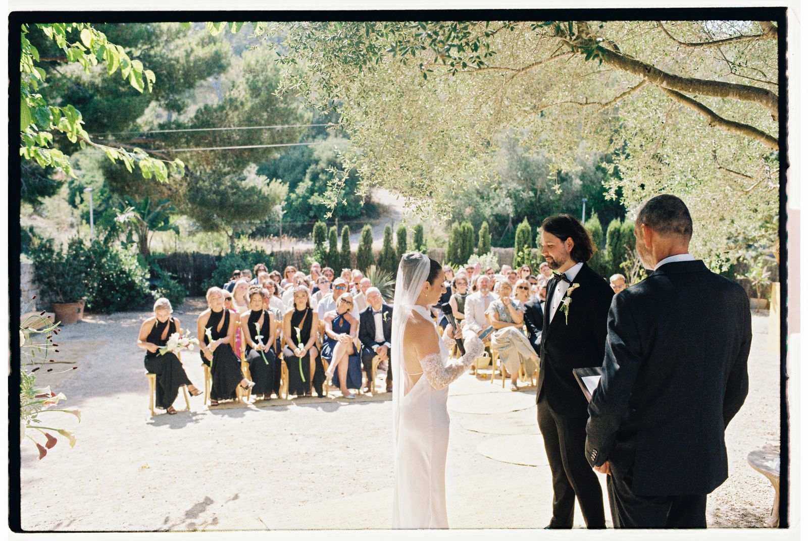 Wedding photograph on 35mm film at Lume & Co, Génova, Mallorca