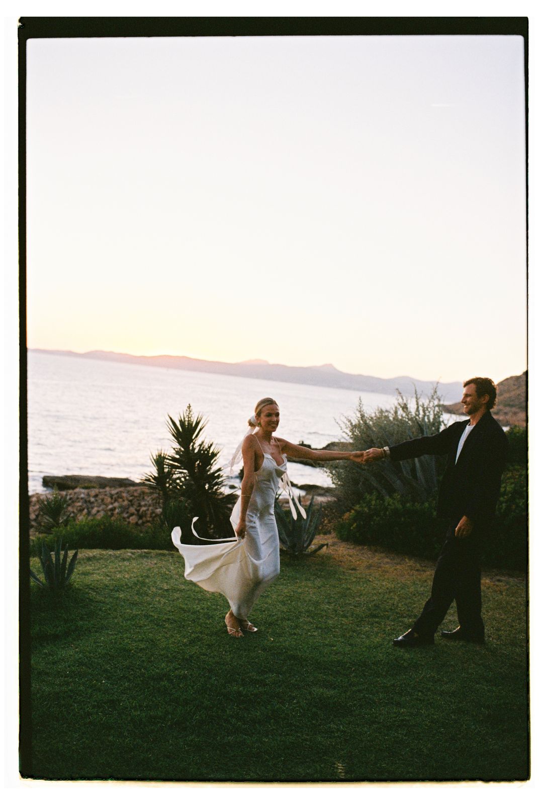 Wedding photograph on 35mm film at Son Marroig, Deià, Mallorca