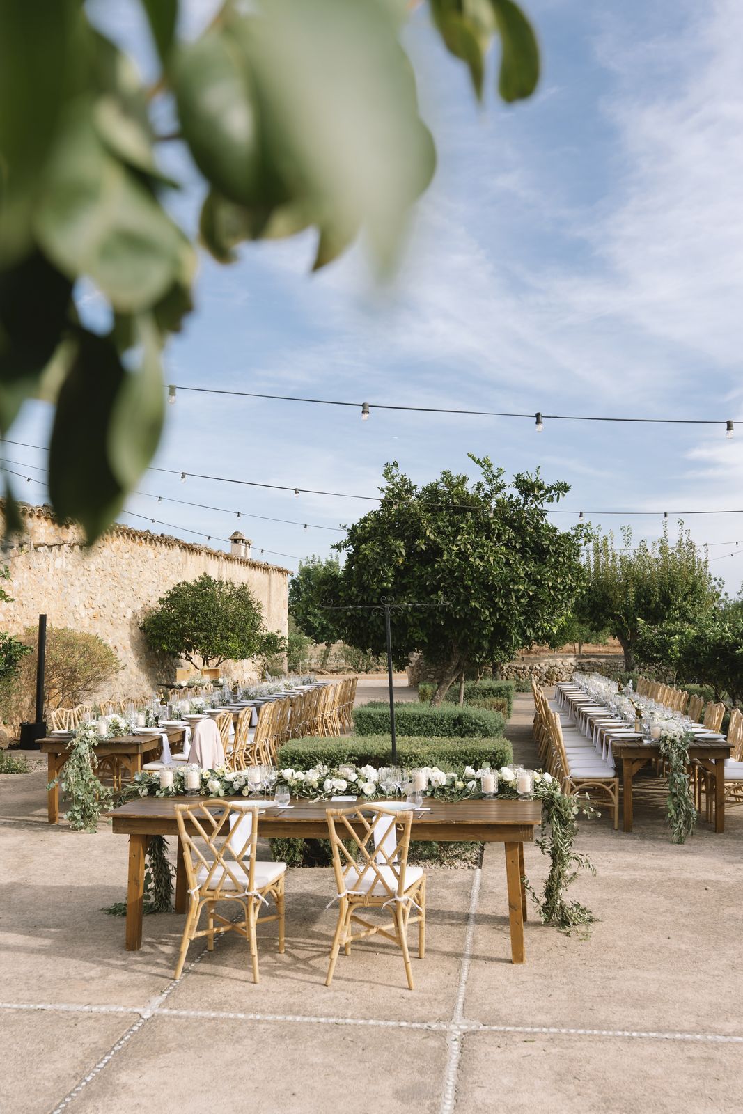 Documentary wedding photograph at Finca Binissatí, Mallorca