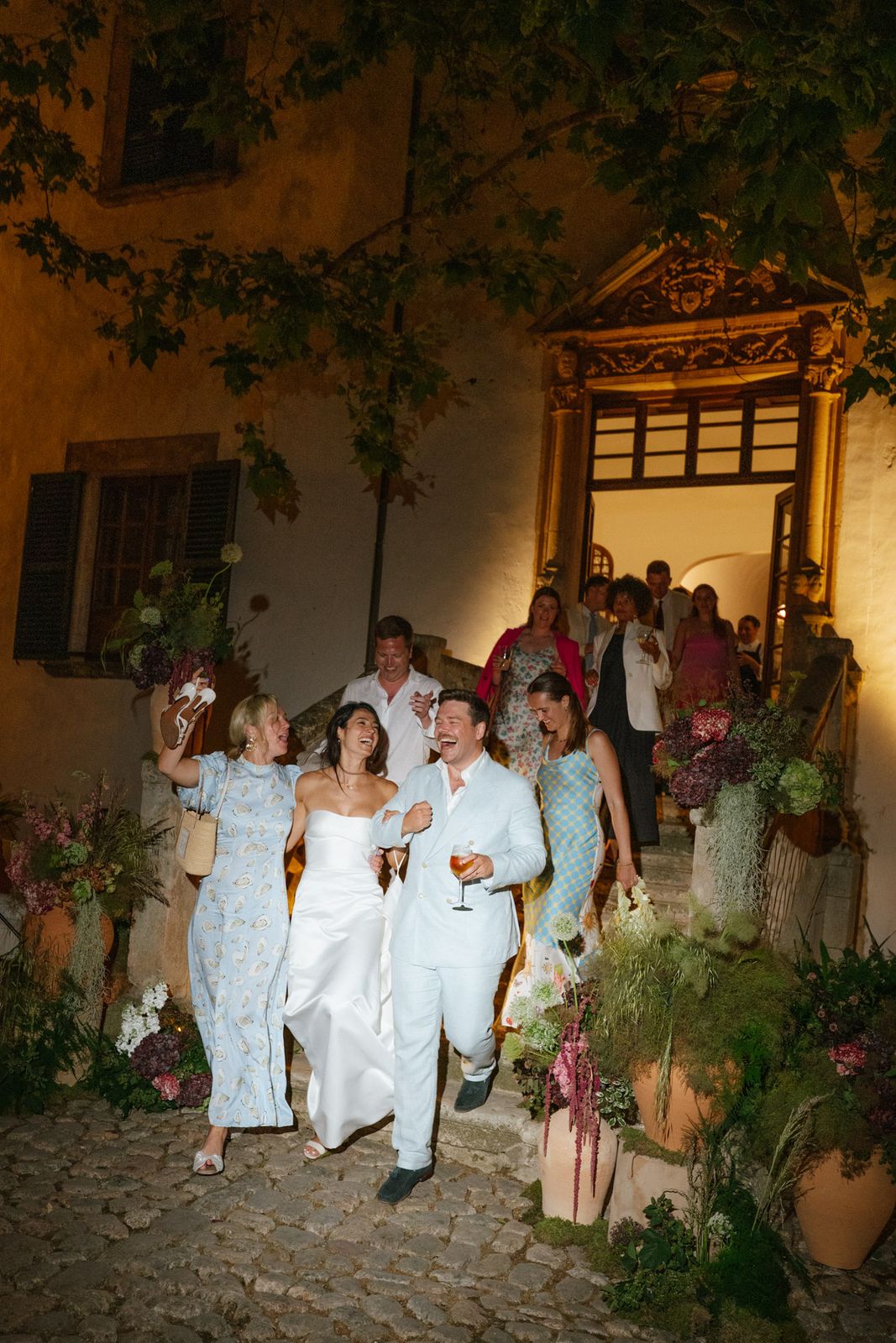 Documentary wedding photograph at Jardines de Alfabia, Mallorca