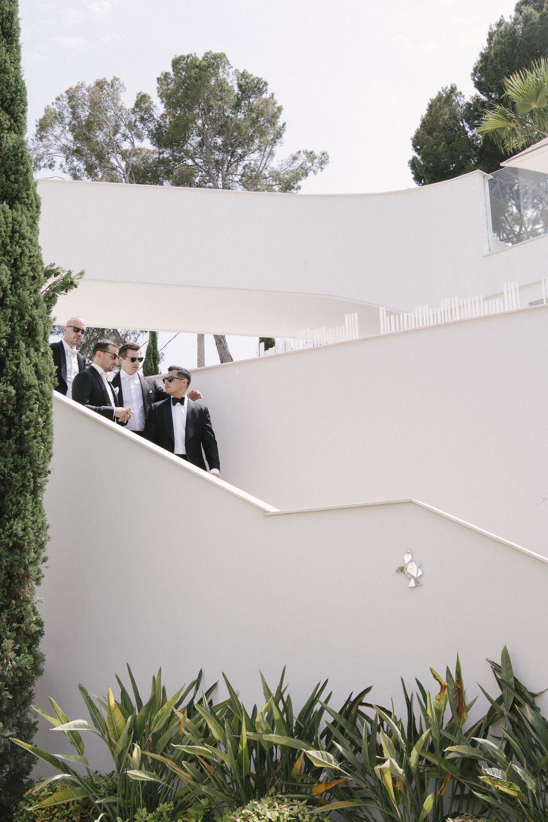 Documentary wedding photograph at Jardines de Alfabia, Mallorca