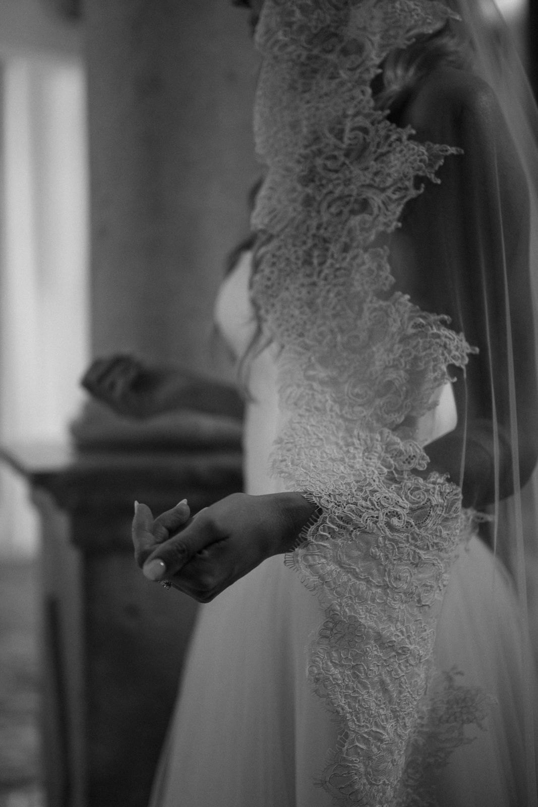 Wedding morning preparations at Son Marroig, Deià, Mallorca