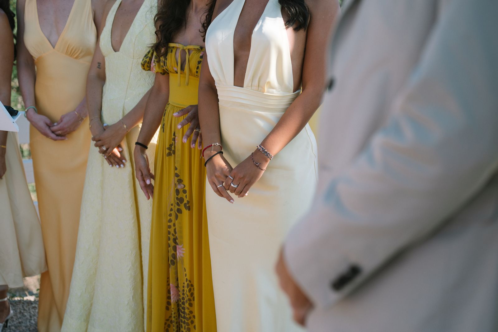 Family-led wedding ceremony at the Son Marroig rotunda, Deià, Mallorca