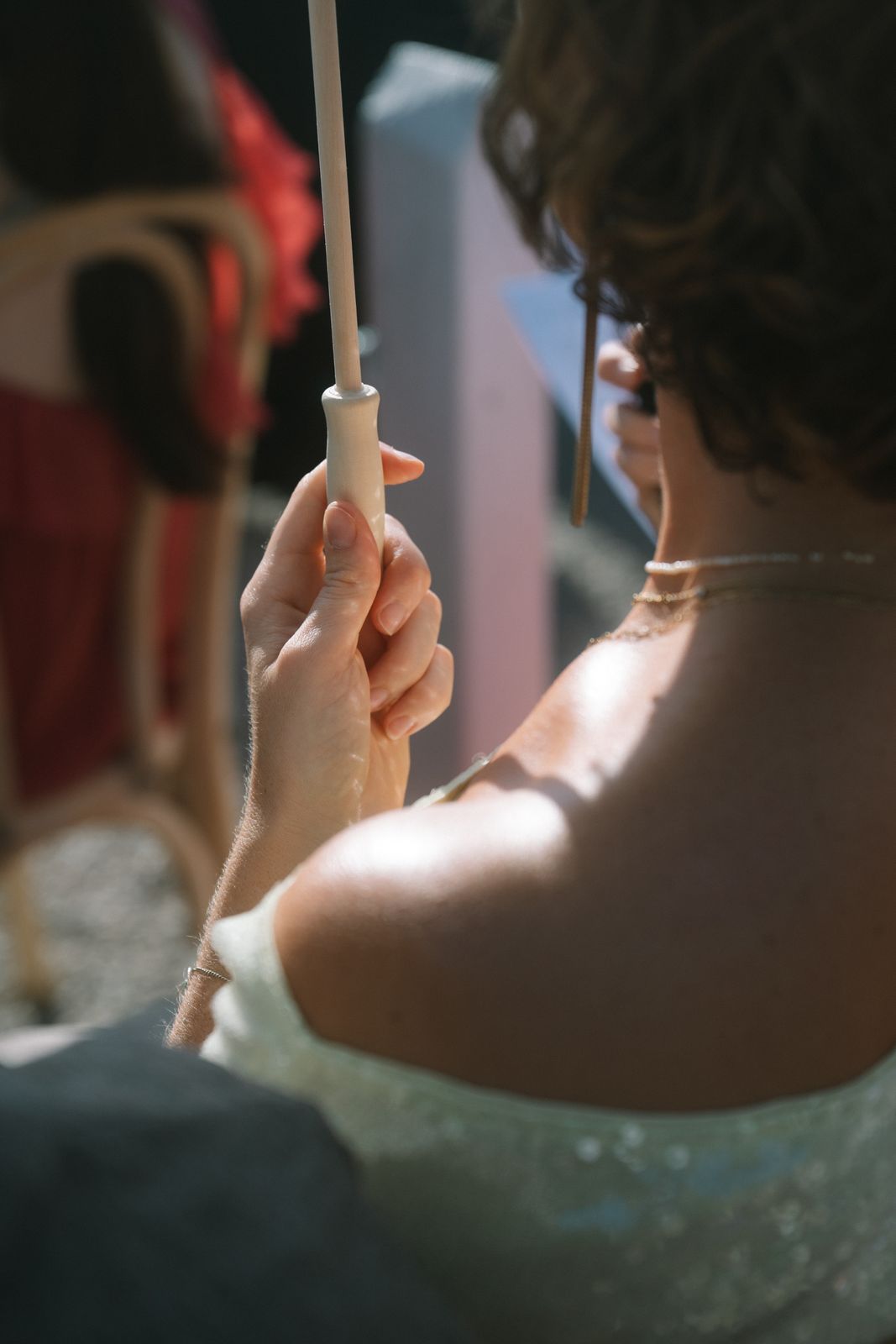 Family-led wedding ceremony at the Son Marroig rotunda, Deià, Mallorca