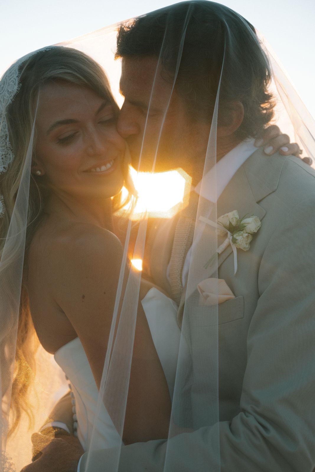 Lucie and Charles's sunset portraits above Sa Foradada, Son Marroig, Mallorca