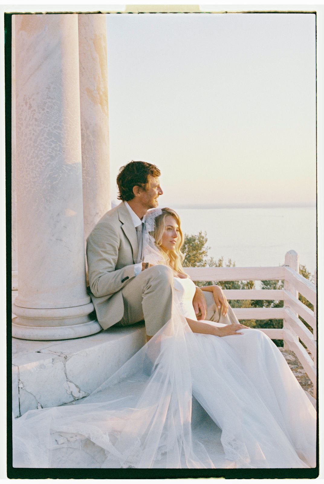 Lucie and Charles's wedding on 35mm film at Son Marroig, Deià, Mallorca