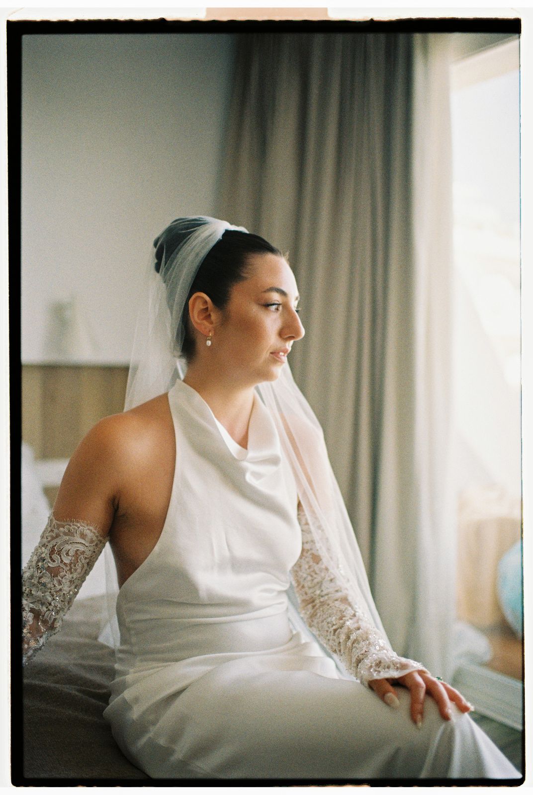 Wedding photograph on 35mm film at Lume & Co, Génova, Mallorca