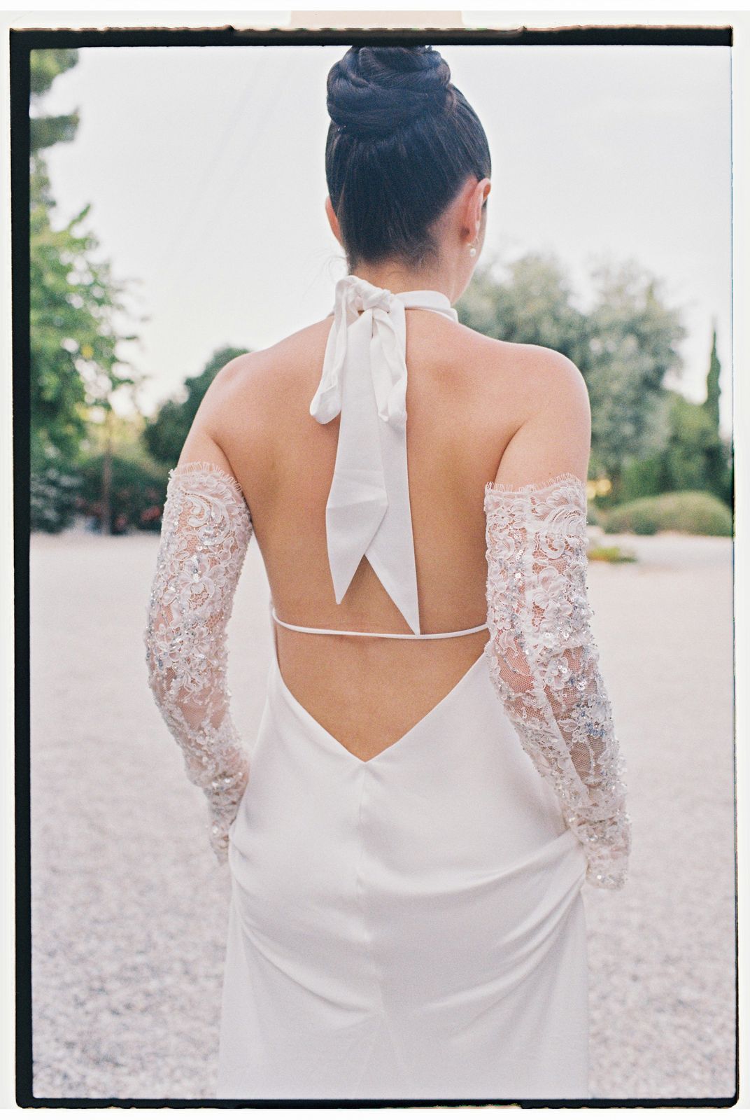 Wedding photograph on 35mm film at Lume & Co, Génova, Mallorca