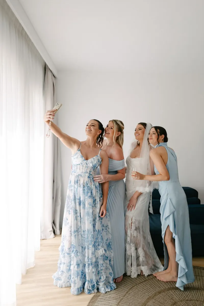 Wedding morning preparations at Hotel Saratoga, Palma, Mallorca