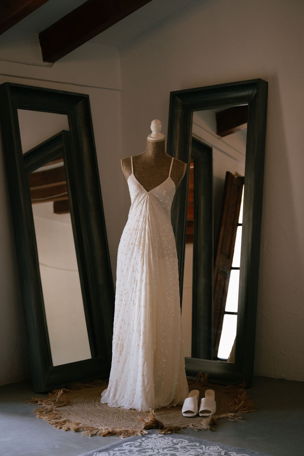 Wedding morning preparations at Finca Binissatí, Mallorca