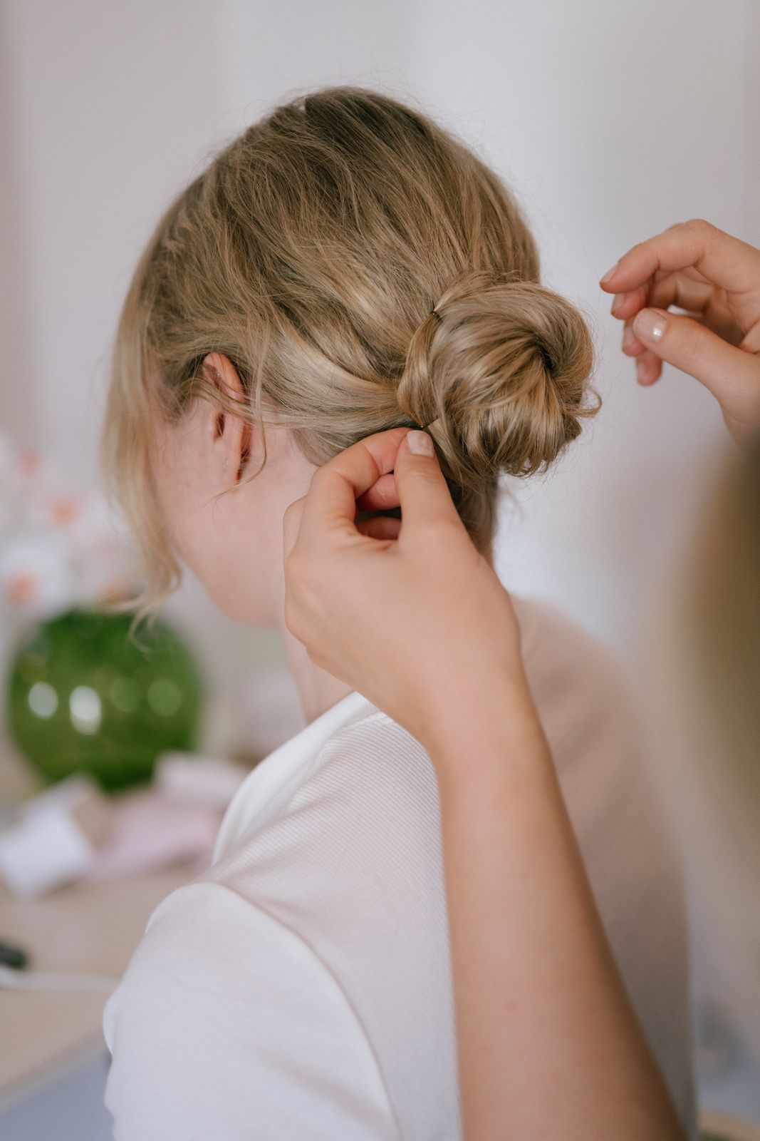 Wedding morning preparations at Finca Binissatí, Mallorca