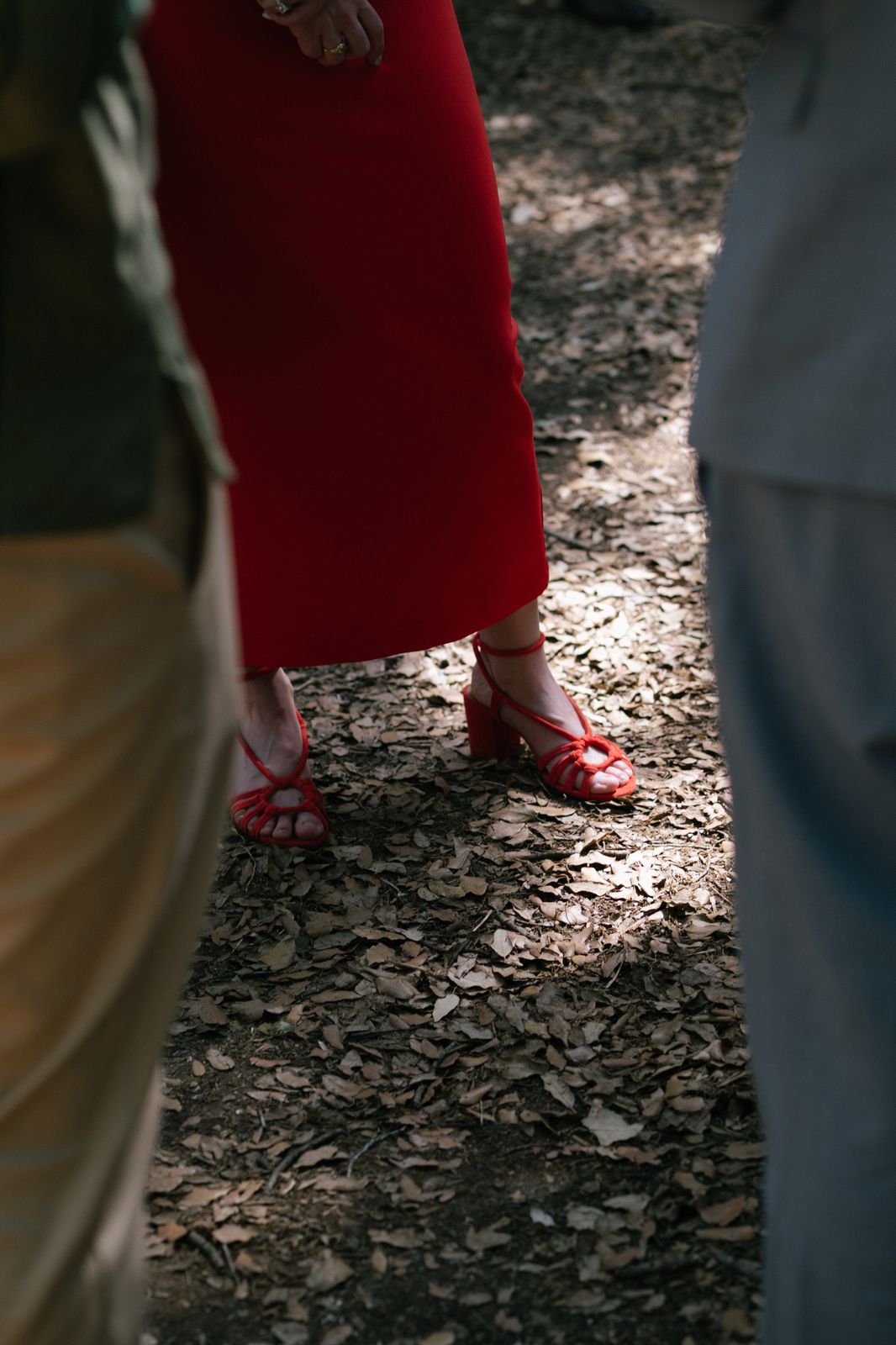 Woodland wedding ceremony at Finca Binissatí, Mallorca