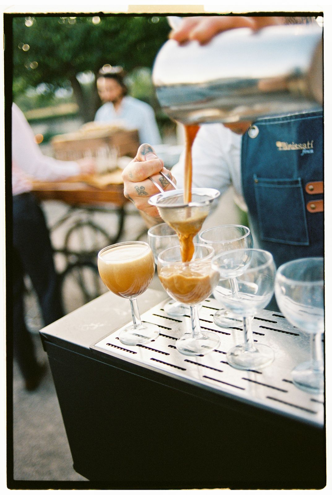 Michelle and Moisés's wedding on 35mm film at Finca Binissatí, Mallorca