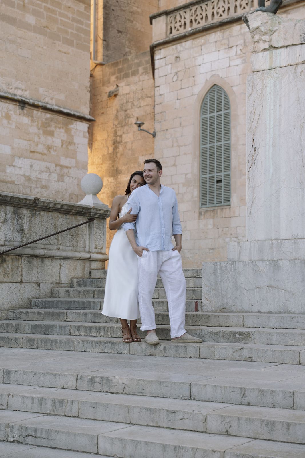 Couple session photograph in Sineu, Mallorca