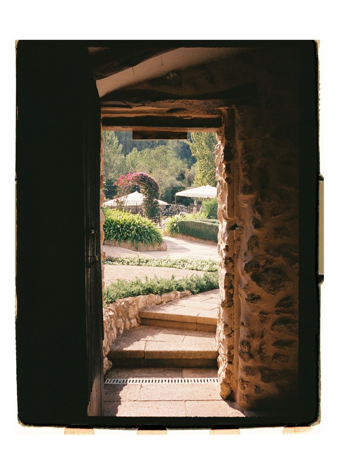 Wedding photograph on 35mm film at Son Burguet, Puigpunyent, Mallorca