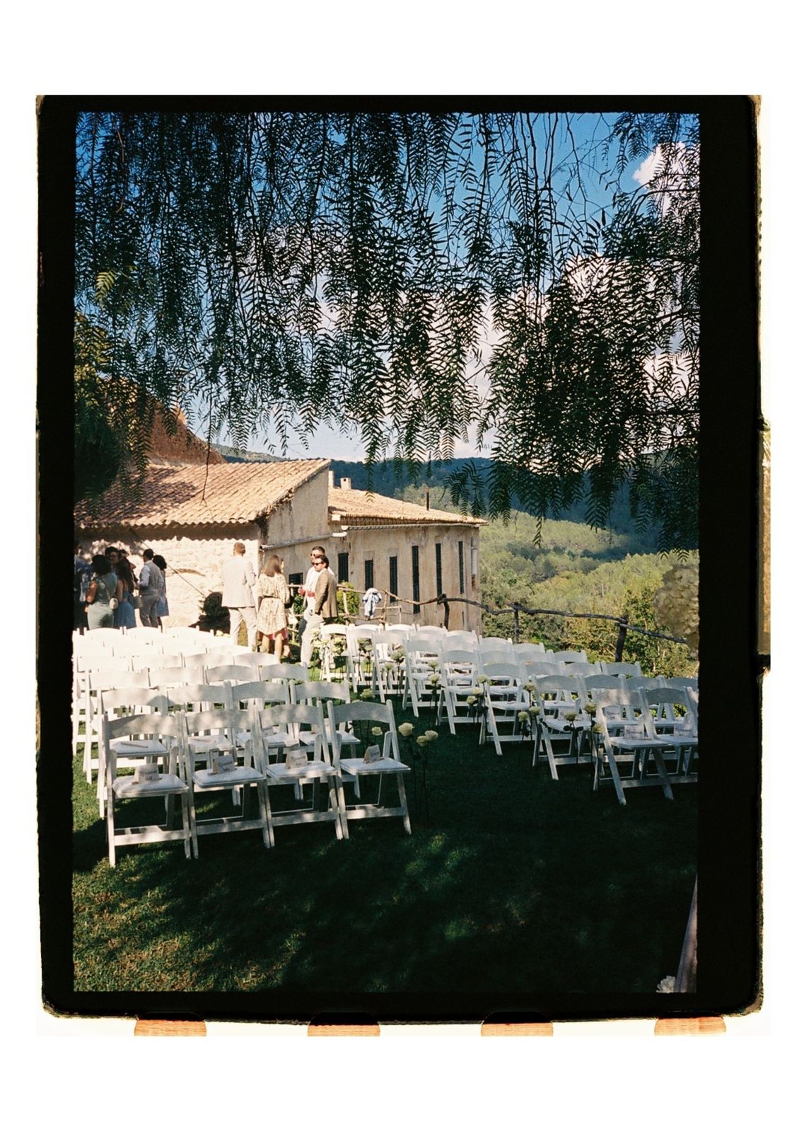 Wedding photograph on 35mm film at Son Burguet, Puigpunyent, Mallorca