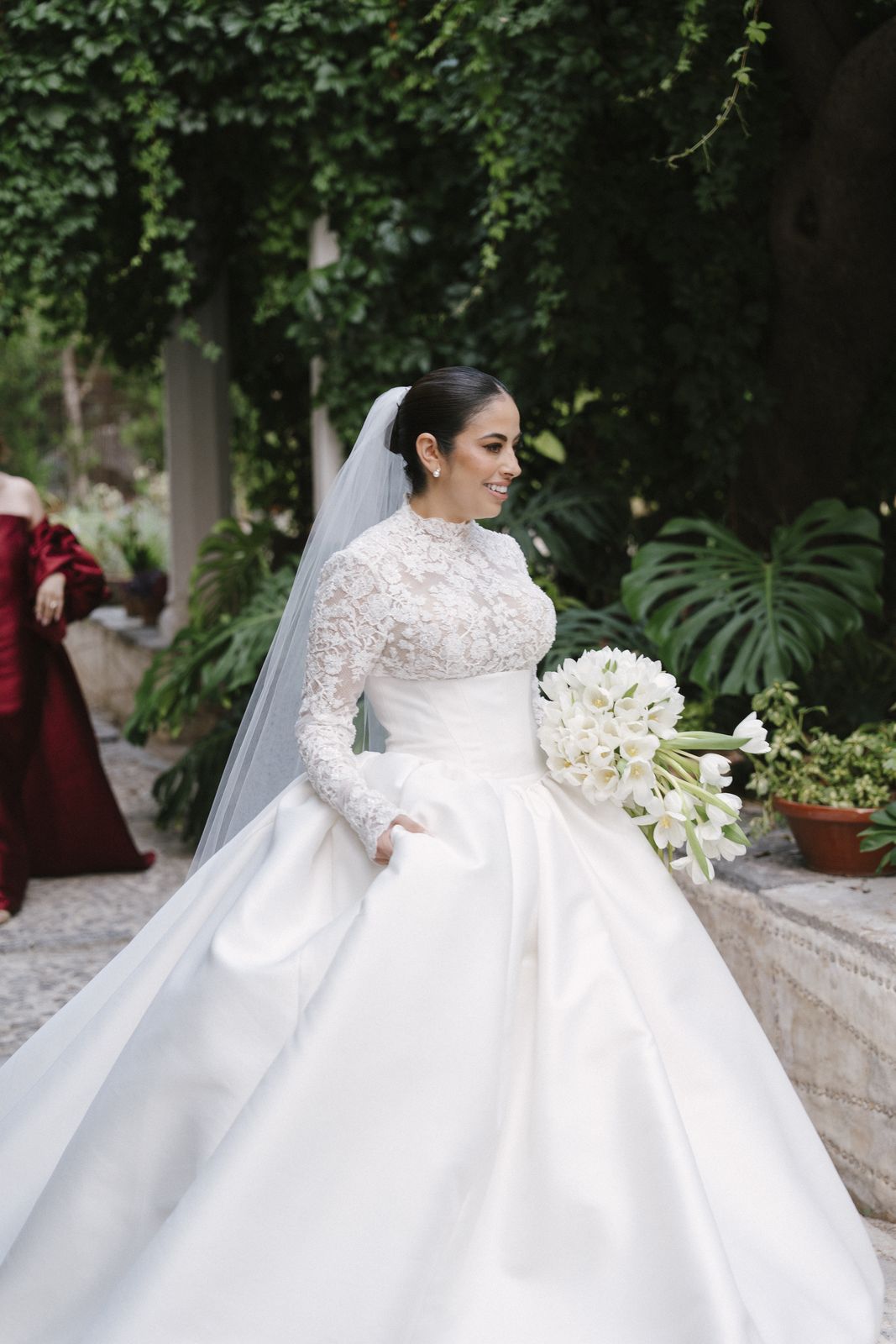 Documentary wedding photograph at Son Marroig, Deià, Mallorca