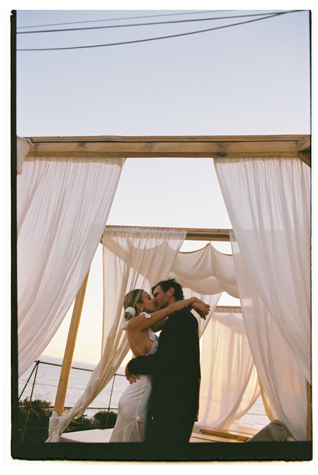 Wedding photograph on 35mm film at Son Marroig, Deià, Mallorca