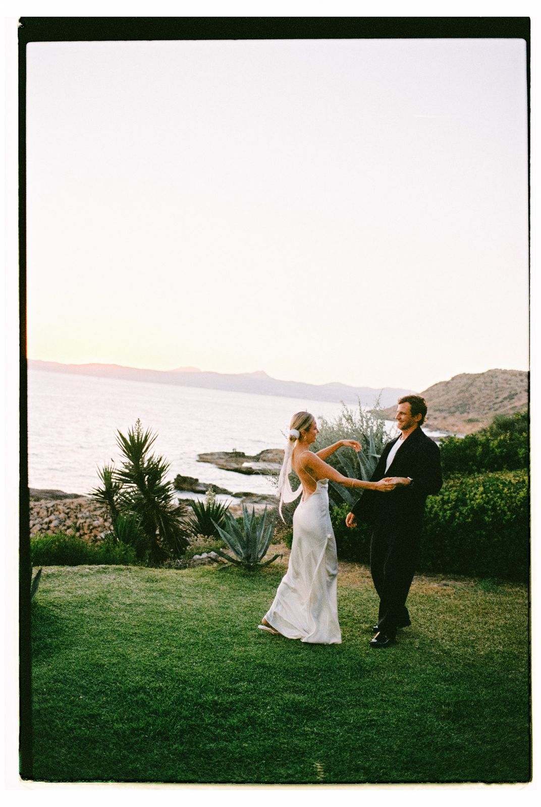 Wedding photograph on 35mm film at Son Marroig, Deià, Mallorca